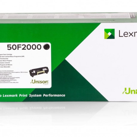 Lexmark 502 originaal must toonerikassett 1 tk