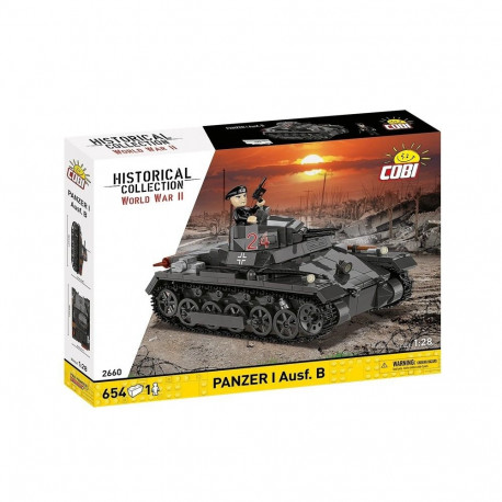 Klocki panzer i ausf.b 654 elementy