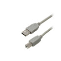 4969# Przyłącze usb a - b 1,5m komputer-drukarka szary