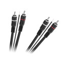 kaabel 2 x RCA – 2 x RCA juhtmega kaabel 2 x RCA – 2 x RCA juhtmega