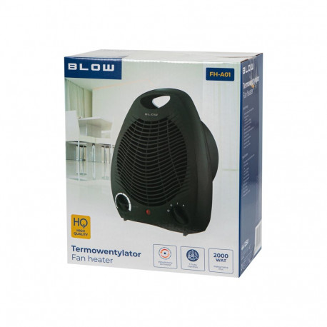 44-125# Termowentylator blow 2000w fh-a01 farelka czarna