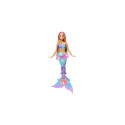 Barbie Flower Magic Mermaid Toy Doll with Surprise Blooming Flowers Feature &amp; Pearl Headband