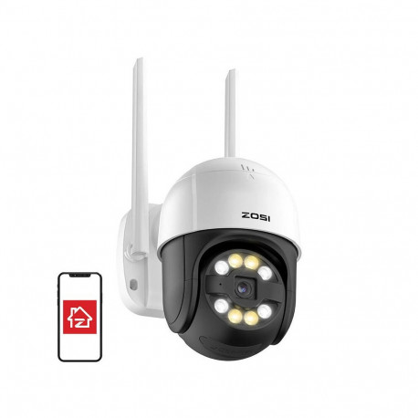 IP välikaamera ZOSI C289 WiFi pööratav kallutatav 3MP IP66 koos 32GB microSD kaardiga