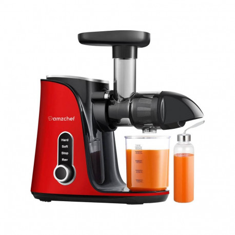 AMZCHEF GM3001-RD aeglane mahlapress (punane)