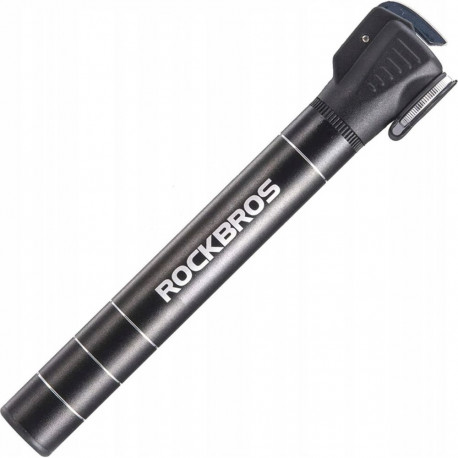 RockBros Small Bicycle Pump, 7 bar, 17 cm, black