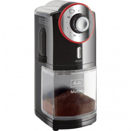 Melitta Molino Coffee Grinder - Electric burr coffee grinder, adjustable (1019-01)