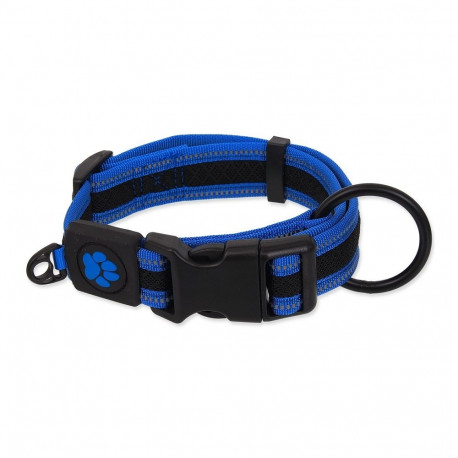 Placek Active koerakaelarihm Fluffy XL sinine 3.8x44-70cm