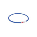 Reflective dog collar - Trixie Flash light ring USB, silicone, XS-XL: 70 cm|ø 10 mm, royal blue Reflective dog collar - Trixie Flash light ring USB, silicone, XS-XL: 70 cm|ø 10 mm, royal blue