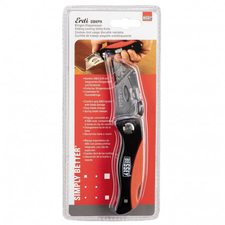 Knife with trapezoidal blades BESSEY DBKPH-EU