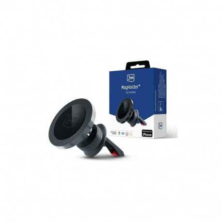 3MK MagHolder magnetiline hoidik ventilatsiooni restile must MagSafe