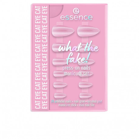 ESSENCE WHAT THE FAKE! UÑAS POSTIZAS ESTUCHE #02-Cat Eye 6 pz