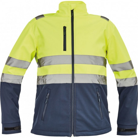 Cerva Granada softshell Hi-Vis kollane XL