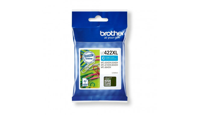 Brother LC422XLC Ink Cartridge, Cyan
