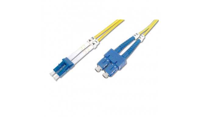 Digitus Patch Cord FO, Duplex, LC to SC SM OS2 09/125 , 1 m