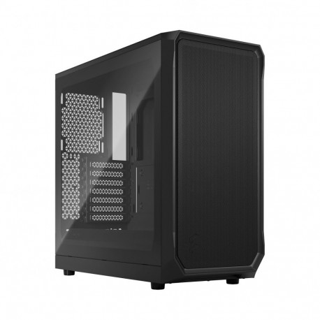 Fractal Design Focus 2 Black TG Clear Tint, Midi Tower, Power supply included No