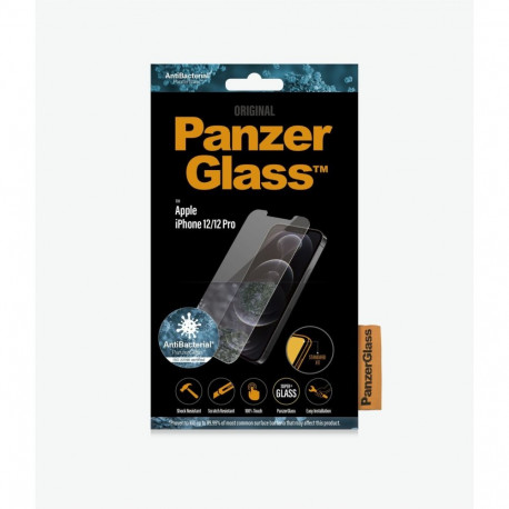 PanzerGlass - Apple, For iPhone 12/12 Pro, Glass, Transparent, Clear Screen Protector, 6.1