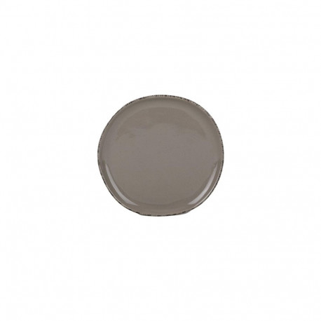 DESERT PLATE DARK BROWN 20.3CM