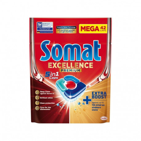 Somat Premium nõudepesukapslid 42 tk
