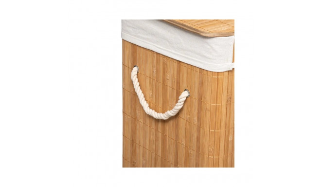 60L ristkülikukujuline bambusest pesukorv