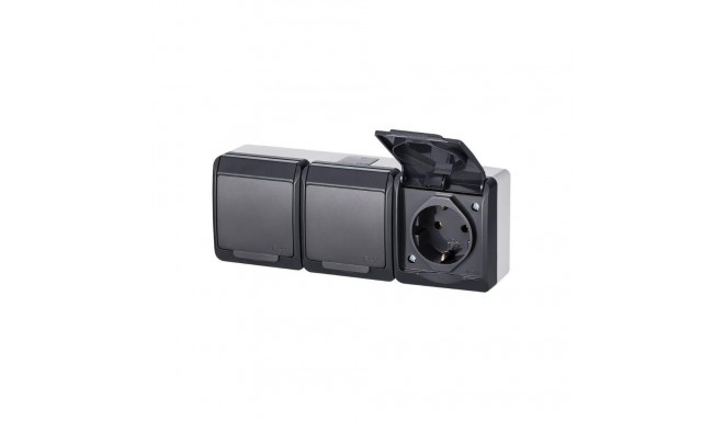 SOCKET HERMES 3PL antratsiit IP44, 0326-07