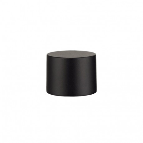 CURTAIN ROD FINIAL LUNA D19 M.BLACK 2PC