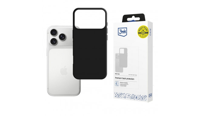 3mk Matt Case for Apple iPhone 17 Pro - Black