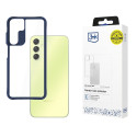 3mk Satin Armor Case+ Blue for Samsung Galaxy A25 5G - transparent 3mk Satin Armor Case+ Blue for Samsung Galaxy A25 5G - transparent