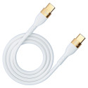 3mk cable USB-C - USB-C Hyper Silicone 100W 2m, white