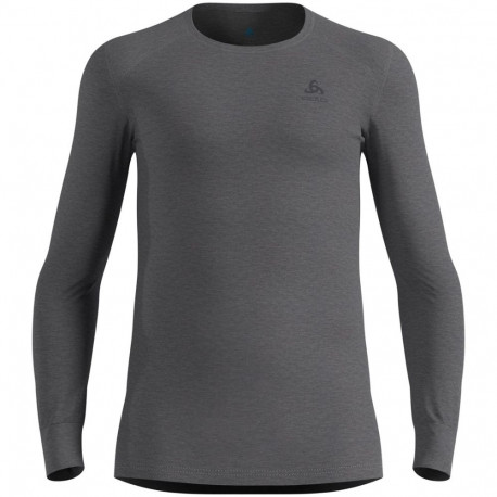Odlo BL TOP crew neck l/s ACTIVE WARM ECO meeste T-särk, suurus M, hall