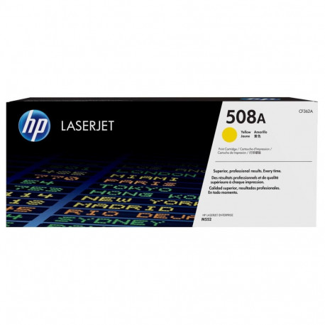 HP 508A kollane originaal LaserJet toonerikassett