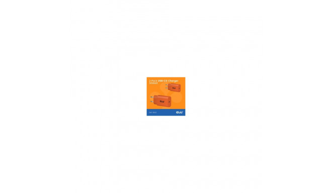 Club3D Lifestyle USB-C laadija 30W 2tk oranž jaemüük
