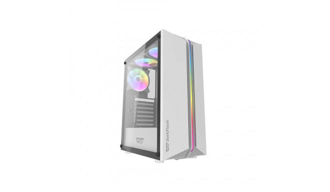 Darkflash DK151 LED computer case (white) + 3 RGB fans