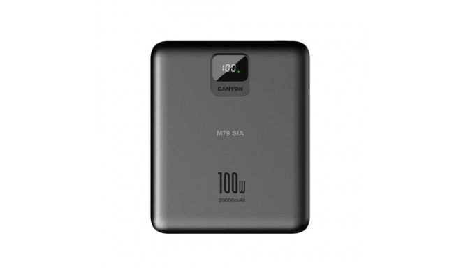 Canyon Powerbank PB-2008 LED 20000 mAh PD100W QC3.0 tumehall