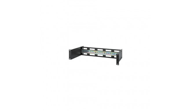 Intellinet 716345 sügavusreguleeritav DIN-siini korpus, rack 19, 2U