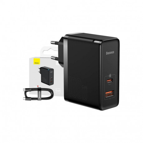 Baseus CCGP090201 GaN5 100W Mega Power 3.3V-20V (5A Max) 65W USB-C TypeC toiteadapter