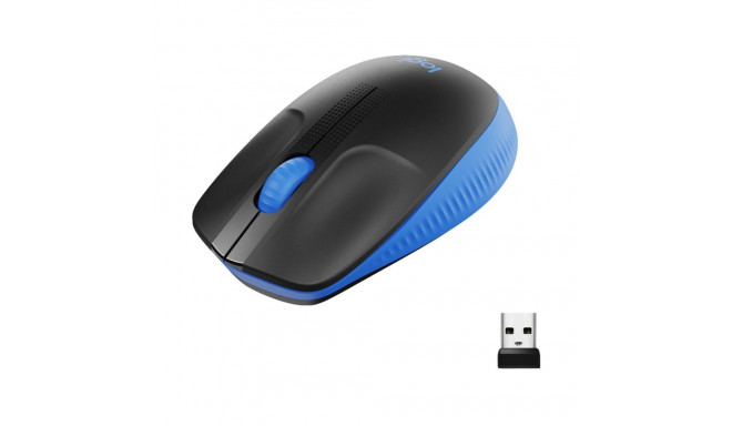 MOUSE USB OPTICAL WRL M190/BLUE 910-005907 LOGITECH