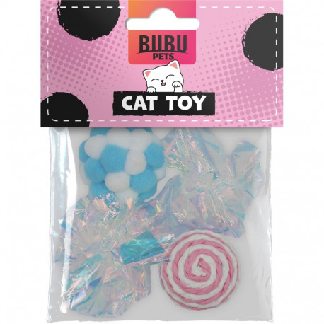 Bubu Pets erinevad pallid kassidele 4tk