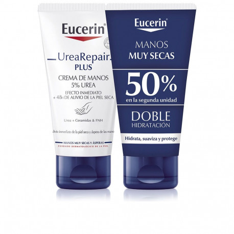 Eucerin kätekreem UreaRepair Plus 5% Urea komplekt 2x75ml