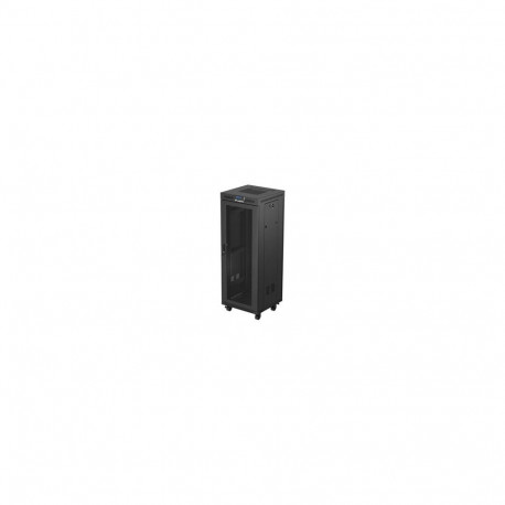 LANBERG 19-tolline vabaltseisev 32U 600x600 lameda pakendiga võrguksega LCD must rack-kapp