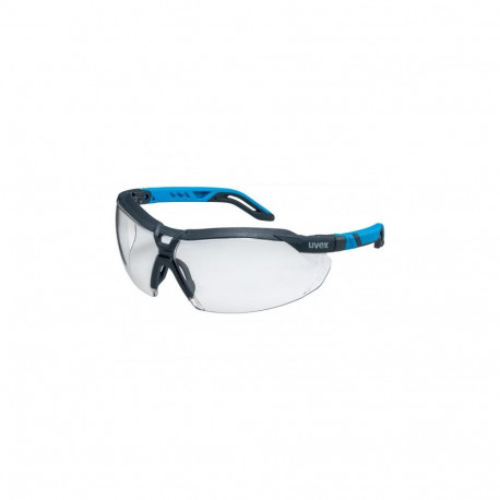Uvex i-5 safety eyewear – clear polycarbonate lens with UV400 protection, adjustable side arms, anth