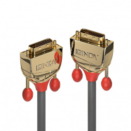 DVI Cable - LINDY Gold Line DVI-D Dual Link Cable, M/M, 2560x1600 60Hz, 1 m