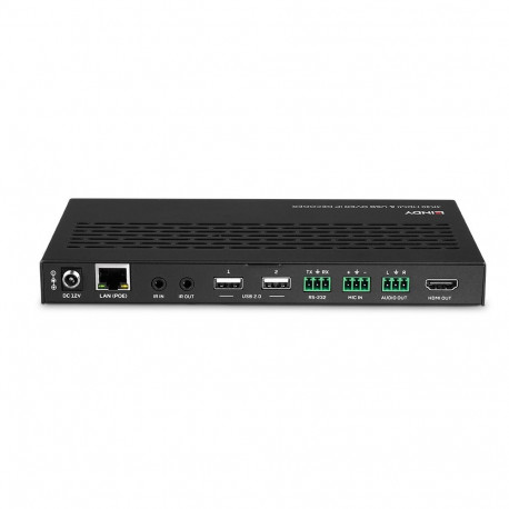 AV System - LINDY 4K30 HDMI and USB Over IP Decoder 100m Cat.6, IR Support