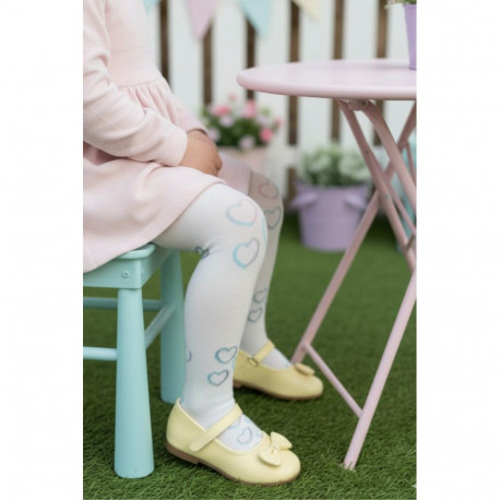 SOKISAHTEL ATINA südametega valged puuvillased sukkpüksid beebidele 430, 422