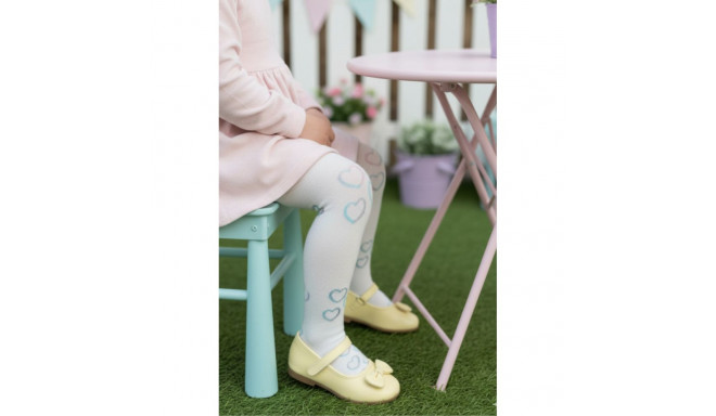 SOKISAHTEL ATINA südametega valged puuvillased sukkpüksid beebidele 430, 422