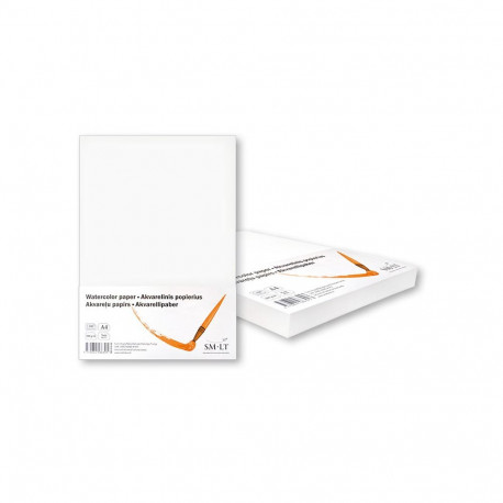 Joonistuspaber Akvarell SMLT A4, 200g, 100l