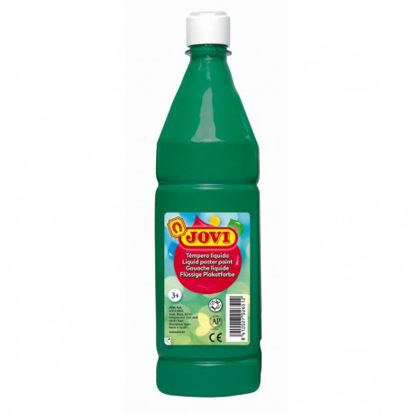 Guaššvärv JOVI, tumeroheline, 1000ml