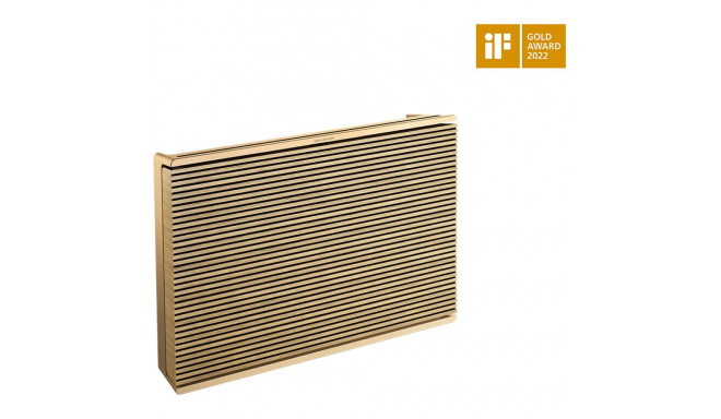 Beosound Level Speaker Gold Tone Alu (Cover Light Oak)