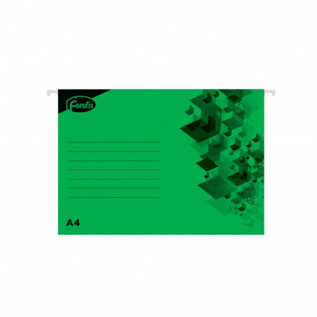 Rippkaaned FOROFIS A4 roheline 25tk pakis