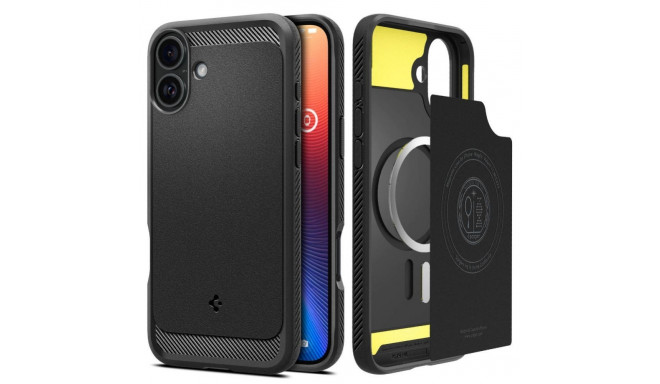 Spigen Spigen Rugged Armor MagSafe case for iPhone 16 - black