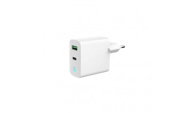 Gembird CHARGER USB 20W 2PORT/TA-UC-PDQC20L-W-01
